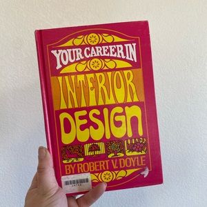 Vintage interior design book